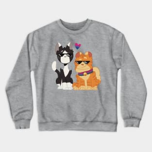 Tallstar and Jake <3 Crewneck Sweatshirt